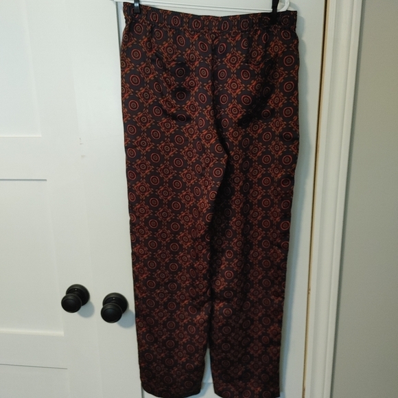 CLUB Monaco Printed Twill Pants Size 6 - Picture 5 of 10